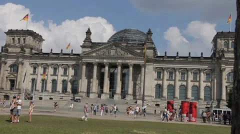 Berlin Reichstag Stock Footage 40085747
