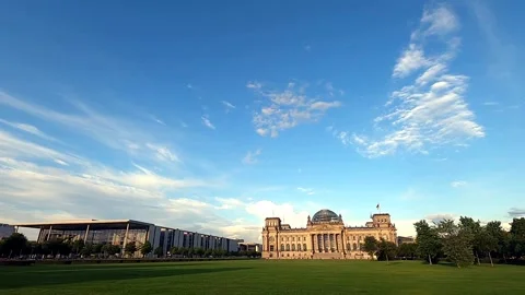 Berlin Reichstag Stock Footage 158554067