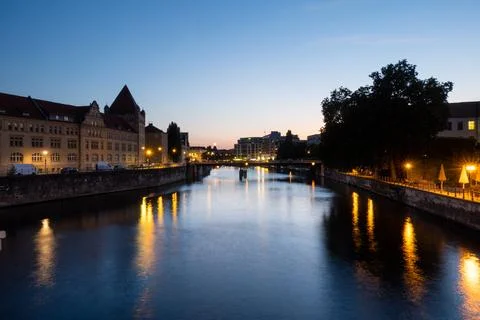 Berlin River Spree Stock Photos