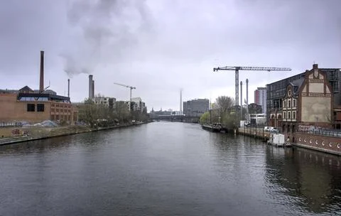 Berlin River Spree Stock Photos