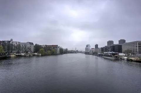 Berlin River Spree Stock Photos
