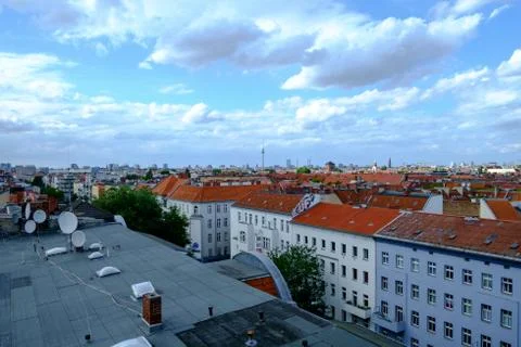 Berlin Rooftops Stock Photos