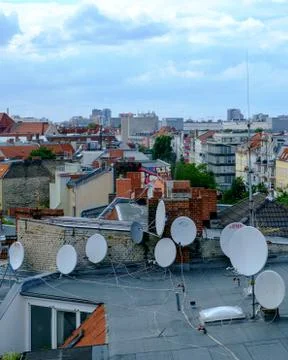Berlin Rooftops Stock Photos