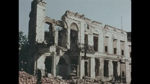 Berlin in ruins Stock Footage 103377842