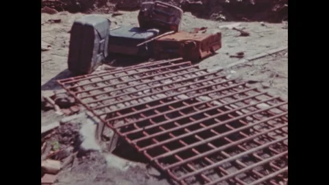 Berlin in ruins Stock Footage 253683758