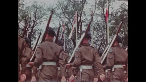 Berlin in ruins Stock Footage 253687917