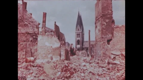 Berlin ruins Stock Footage 253688989