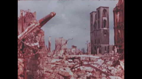 Berlin ruins Stock Footage 253689037