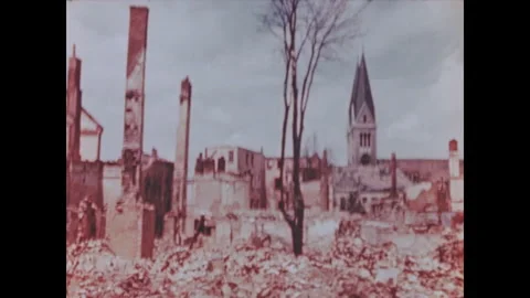 Berlin ruins Stock-Footage 253689126