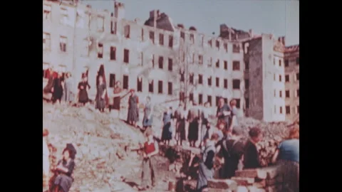 Berlin ruins Video stock 253689412