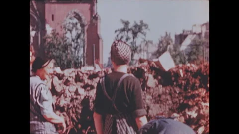 Berlin ruins Video stock 253689776