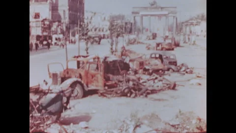 Berlin ruins Stock Footage 253689982