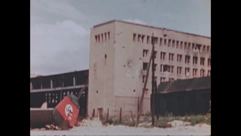 Berlin ruins Stock Footage 253691183