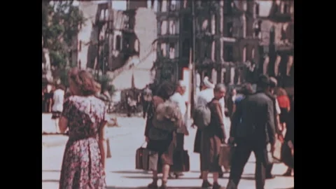 Berlin ruins Stock Footage 253691471