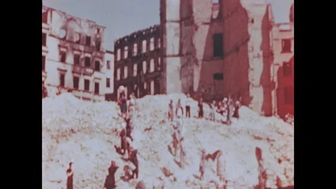 Berlin ruins Stock Footage 253691759