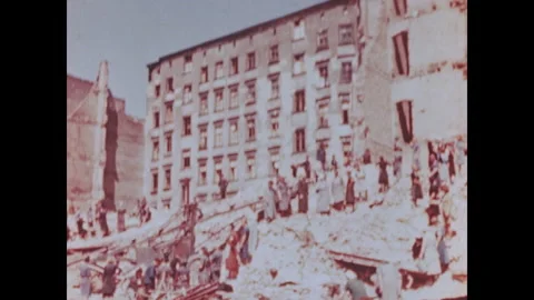 Berlin ruins Stock Footage 253691955