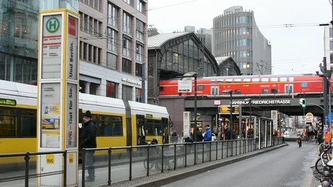 The Berlin S-Bahn Video stock 101196849