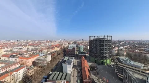 Berlin Schöneberg Gasometer Stock Footage 330414725