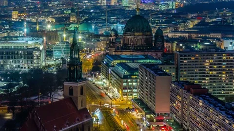 Berlin Skyline City Timelapse 114620113