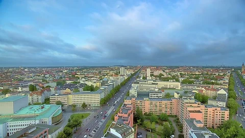 Berlin Skyline Stock Footage 80894594