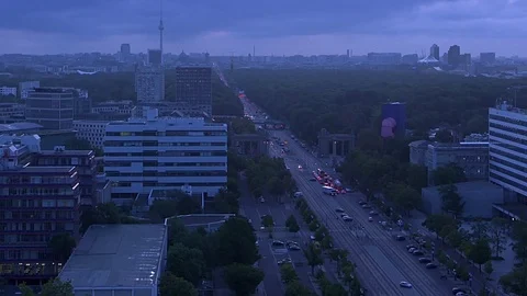 Berlin Skyline Stock Footage 80905210