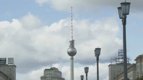 Berlin Skyline, Germany Stockbeeldmateriaal 46607755
