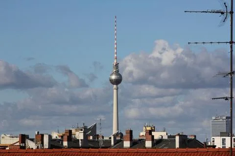 Berlin Skyline Stock Photos