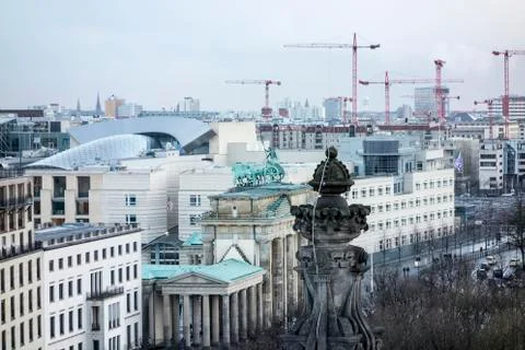 Berlin skyline Foto stock