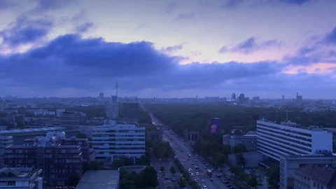 Berlin Skyline – Time Lapse Stock Footage 80912759