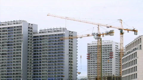 Berlin skyscraper zoom Stock Footage 151456