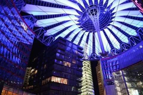 Berlin - sony centre Stock Photos