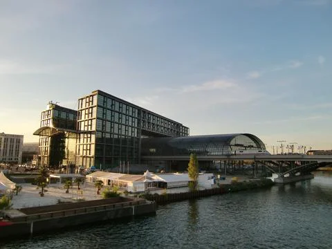 Berlin, spree riverside Foto stock