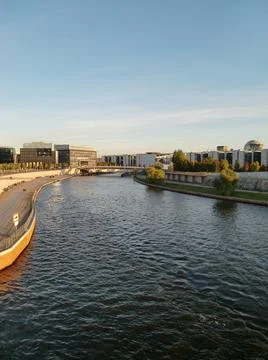 Berlin, spree riverside Stock Photos