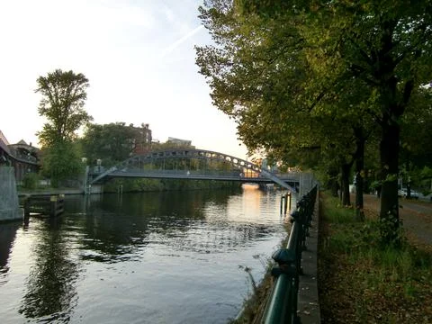 Berlin, spree riverside Stock Photos