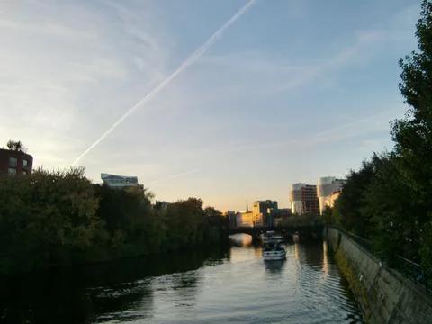 Berlin, spree riverside Stock Photos