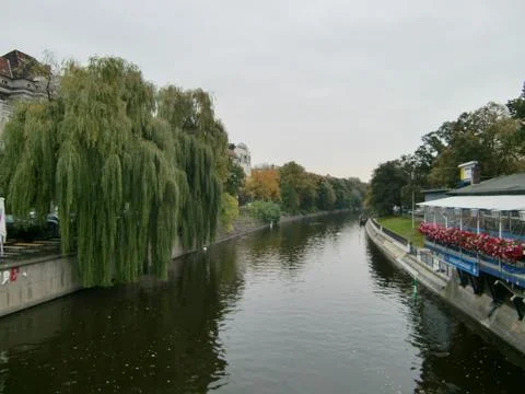 Berlin, spree riverside Stock Photos