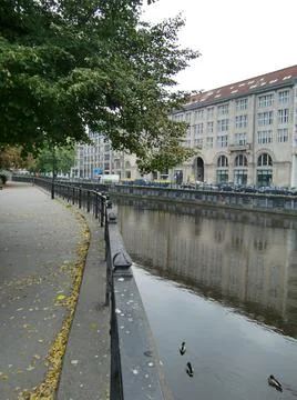 Berlin, spree riverside Stock Photos