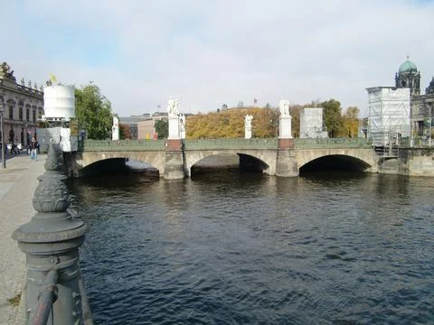 Berlin, spree riverside Stock Photos