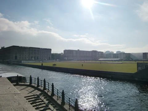 Berlin, spree riverside Stock Photos