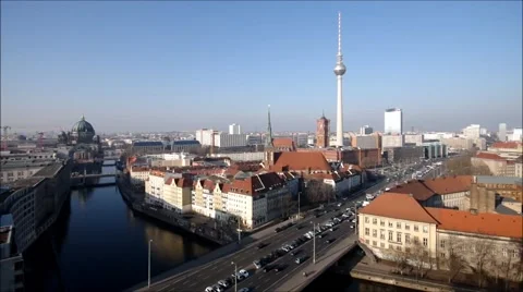 Berlin timelapse Stock Footage 48459214