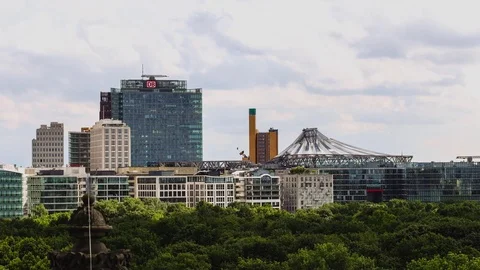 Berlin timelapse motion video in Germany Stock Footage 71692199