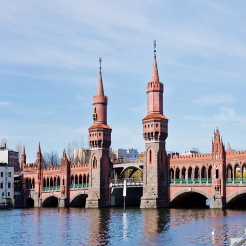 Berlin Timelapse Oberbaum Bridge Germany Time Lapse Hyperlapse Cities Skyline Vidéo 69604190