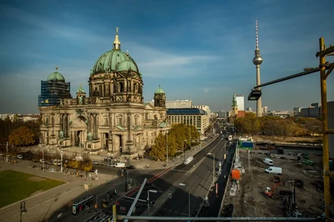 Berlin Timelapsse - Berliner Dom Stock Footage 127624251