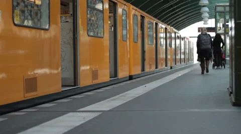 Berlin Train Stock Footage 64799941