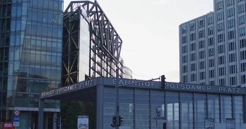 Berlin train station Potsdamer Platz Stock Footage 101428918
