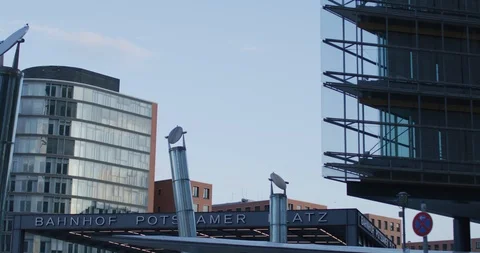 Berlin train station Potsdamer Platz Stock Footage 101428921