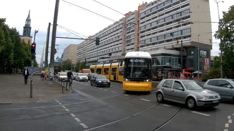 Berlin Transit 02 Stock Footage 90057676
