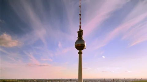 Berlin TV tower Stockbeeldmateriaal 72880870