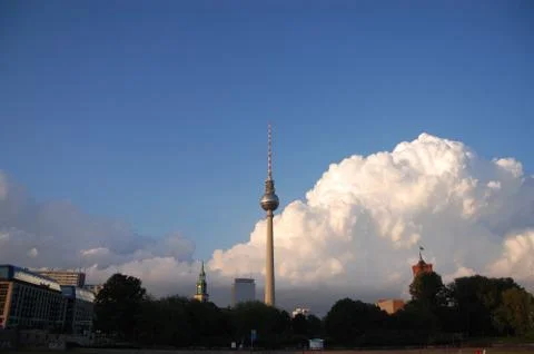 Berlin Tv-tower Stock Photos