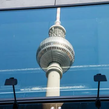 Berlin tv tower Stock Photos